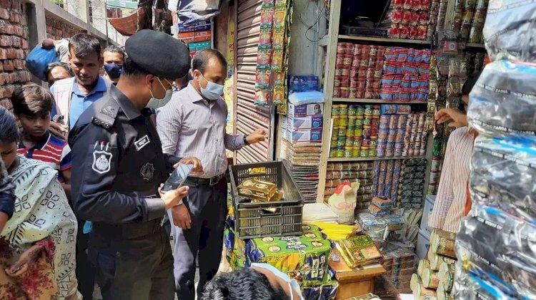 সিলেটে বিষাক্ত পানমসলা-শিশু খাদ্যের বিরুদ্ধে অভিযান