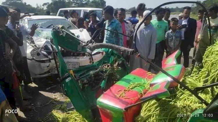 জৈন্তাপুরে সড়ক দুর্ঘটনা প্রাণ গেল দুইজনের