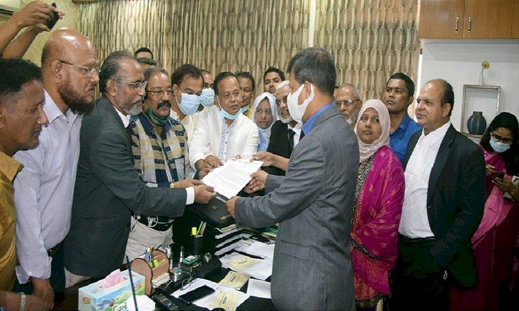 ডিসি বরাবরে সিলেট মহানগর বিএনপির স্মারকলিপি