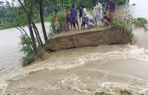 জকিগঞ্জে টর্নেডোতে ২২ ঘর-বাড়ি বিধ্বস্ত